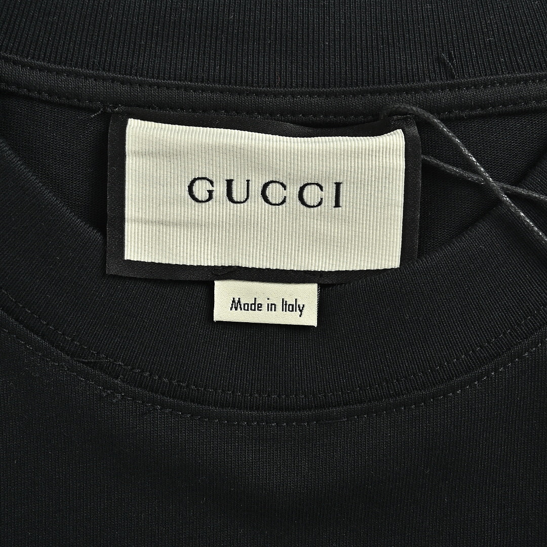 Gucci 2026 Premium Cotton T-Shirt — Black | Made in Italy