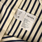 PRADA Inverted Triangle Logo Embroidered T-Shirt