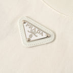 Prada T-Shirt with Under-Collar Triangle Logo
