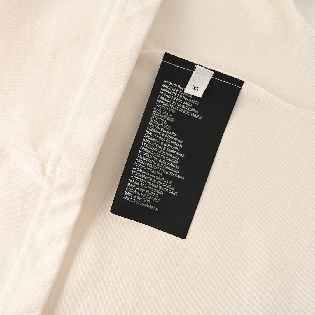 Prada T-Shirt with Under-Collar Triangle Logo