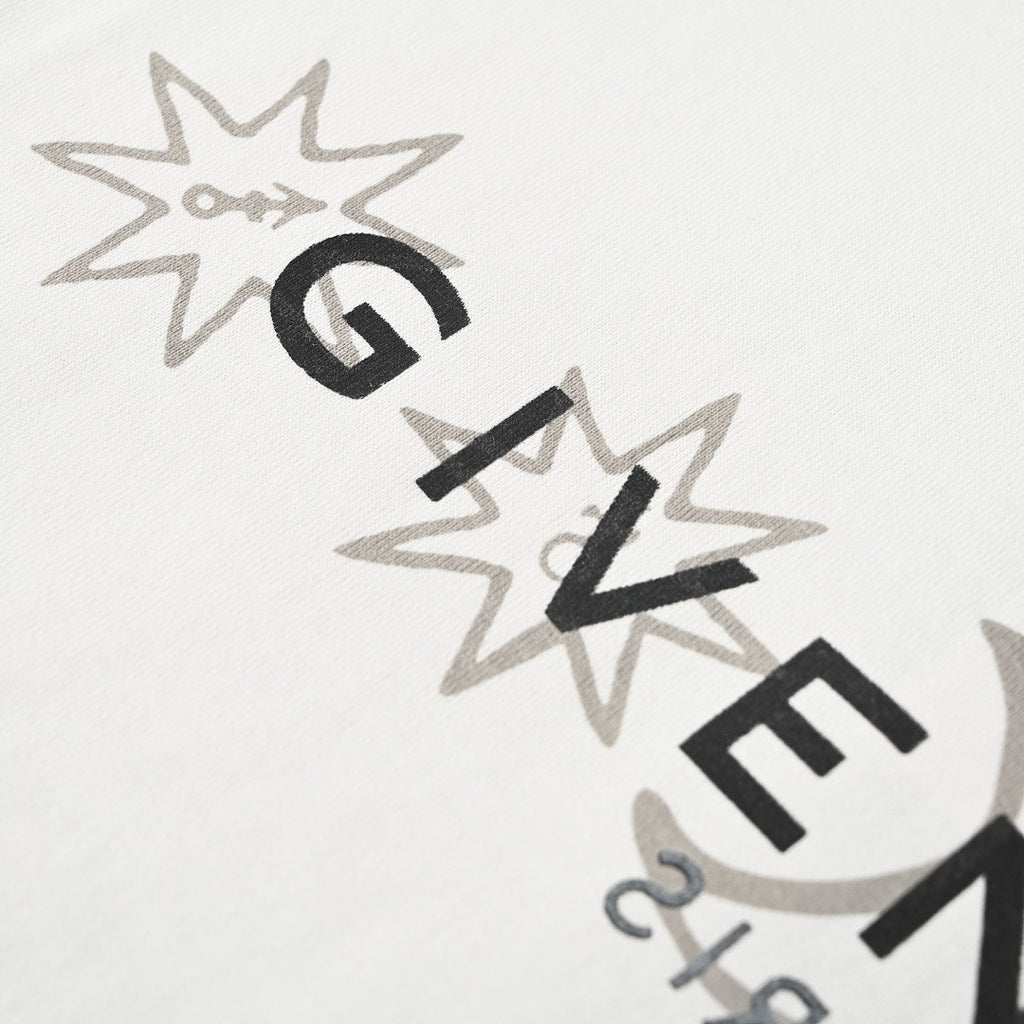 Givenchy Paris Star & Moon Logo Oversized T-Shirt – White