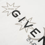 Givenchy Paris Star & Moon Logo Oversized T-Shirt – White