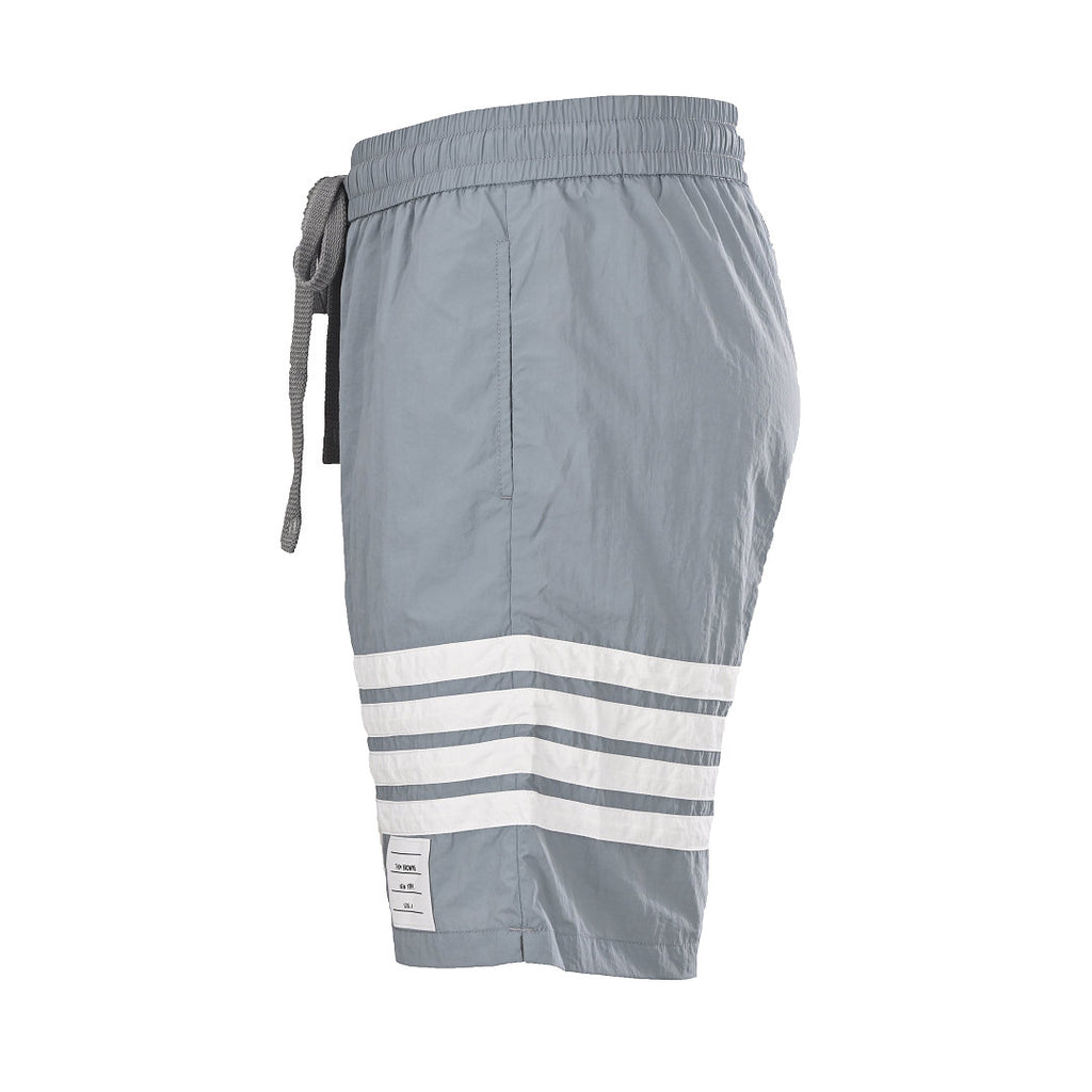 Thom Browne 4-Bar Ripstop Nylon Sport Shorts – Medium Grey