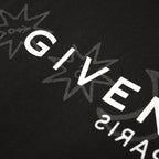 Givenchy Paris Star & Moon Celestial Oversized T-Shirt – Black