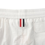 Thom Browne 4-Bar Ripstop Nylon Sport Shorts – White