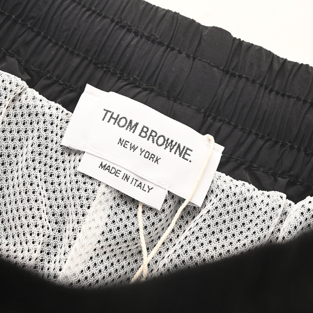 Thom Browne 4-Bar Ripstop Nylon Sport Shorts – Black