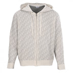 Dior Oblique All-Over Jacquard Zip-Up Hoodie