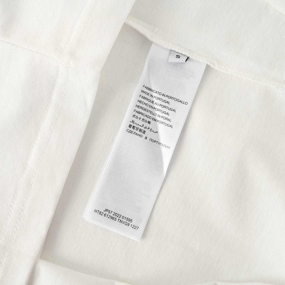 Balenciaga Reflective Sporty B Logo T-Shirt – White
