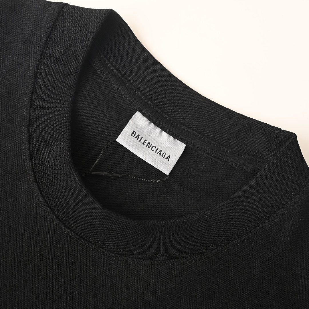 Balenciaga Reflective Sporty B Logo T-Shirt – BALCK