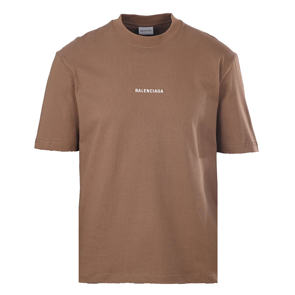 Balenciaga Gothic Metal Logo T-Shirt