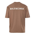 Balenciaga Gothic Metal Logo T-Shirt