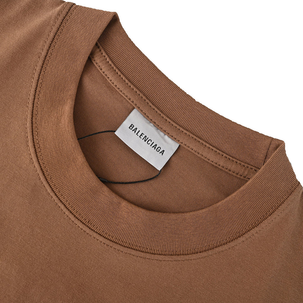 Balenciaga Gothic Metal Logo T-Shirt