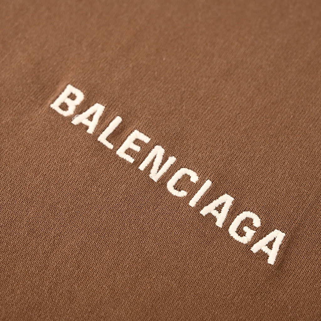Balenciaga Gothic Metal Logo T-Shirt