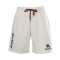 Burberry Check and Equestrian Knight Motif Terry-Stitch Shorts