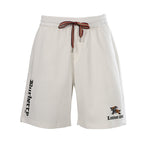 Burberry Check and Equestrian Knight Motif Terry-Stitch Shorts