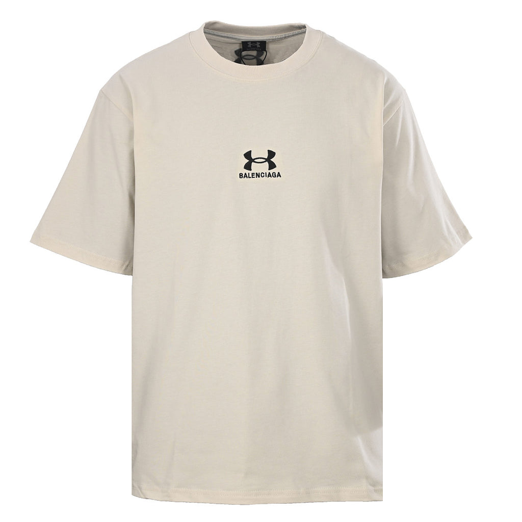 Balenciaga x Under Armour Collab Logo T-Shirt – Beige
