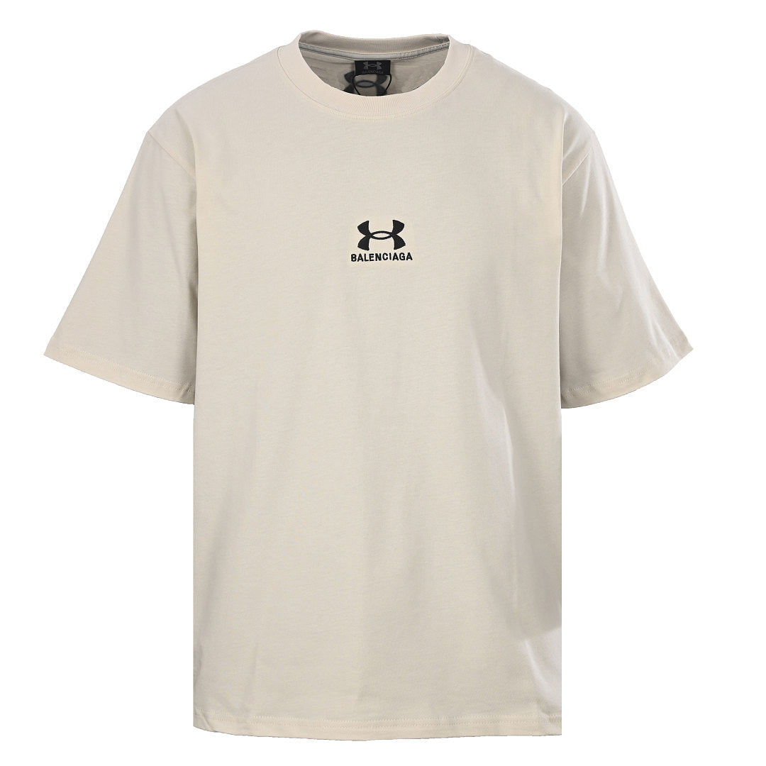 Balenciaga x Under Armour Collab Logo T-Shirt – Beige