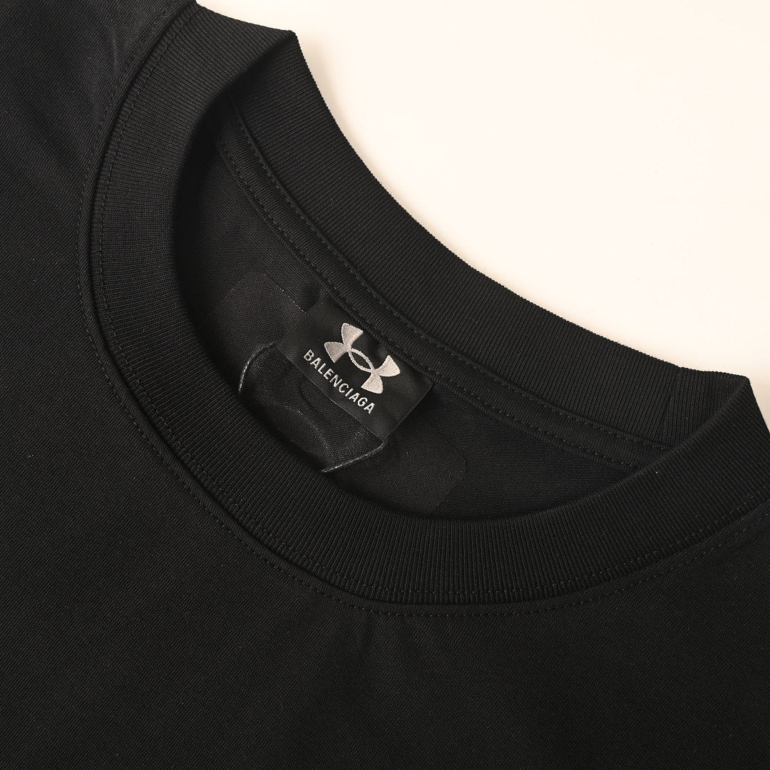 Balenciaga x Under Armour Collab Logo T-Shirt – BLACK