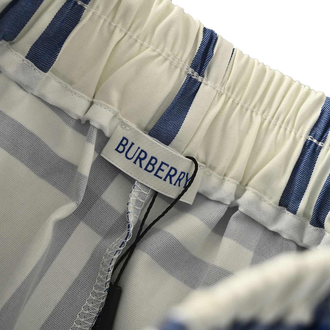 Burberry Equestrian Knight Check Shorts
