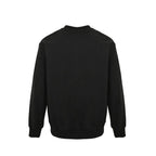 Gucci Black Heavyweight Cotton Serif Logo Print Crewneck Sweatshirt