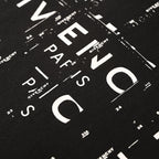 Givenchy Paris Double Logo Glitch Oversized T-Shirt – Black