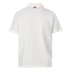 Thom Browne RWB Pocket Trim Polo Shirt – White