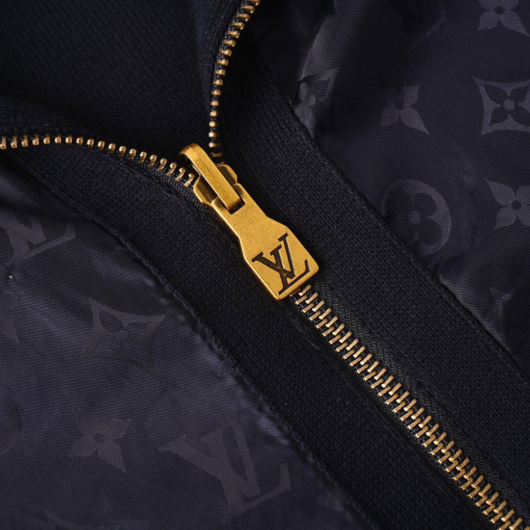 Louis Vuitton LV Logo Track Jacket — Navy