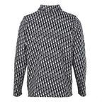 Dior Oblique All-Over Jacquard Long-Sleeve Shirt Black & White