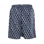 Gucci All-Over Logo Print Swim Shorts – Navy