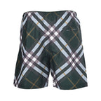 Burberry Twill Check Mesh-Lined Swim Shorts