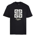 Givenchy 4G Logo 1952 Embroidered Patch Oversized T-Shirt – Black