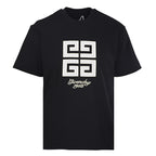 Givenchy 4G Logo 1952 Embroidered Patch Oversized T-Shirt – Black