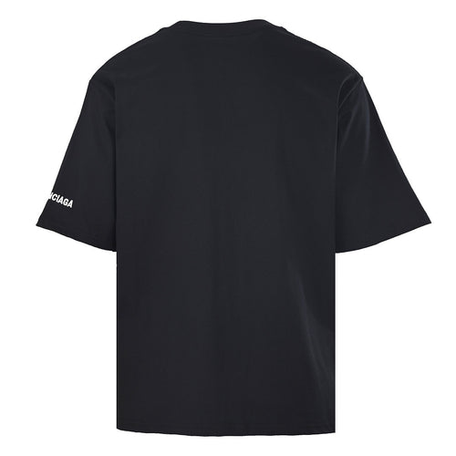 Balenciaga "You Have To Have Faith" Graphic Oversized T-Shirt – Black