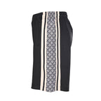 Gucci GG Monogram Jacquard Side Band Jersey Shorts – Black