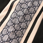 Gucci GG Monogram Jacquard Side Band Jersey Shorts – Black