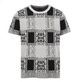 Givenchy 4G Monogram Jacquard Knit T-Shirt – Black & White