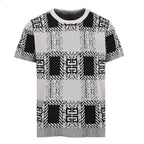 Givenchy 4G Monogram Jacquard Knit T-Shirt – Black & White