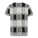 Givenchy 4G Monogram Jacquard Knit T-Shirt – Black & White