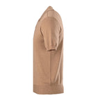 Burberry Men's Short-Sleeve Wool Polo Shirt with Four-Color Placket Detail