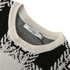 Givenchy 4G Monogram Jacquard Knit T-Shirt – Black & White