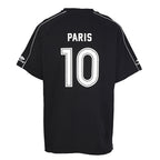 Balenciaga Soccer Jersey T-Shirt – Paris No. 10 – Black