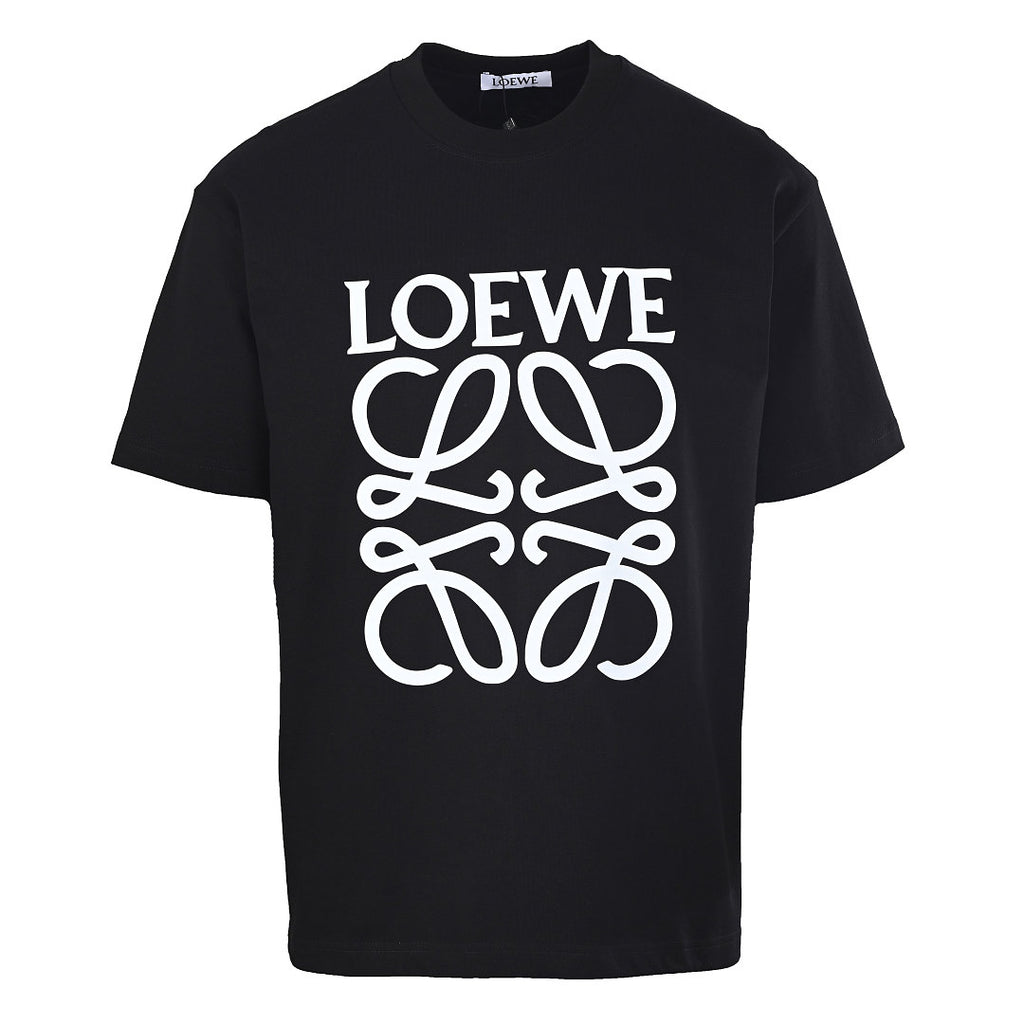 Loewe Oversized Graphic Print T-Shirt — Black