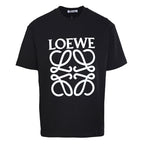 Loewe Oversized Graphic Print T-Shirt — Black