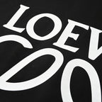 Loewe Oversized Graphic Print T-Shirt — Black