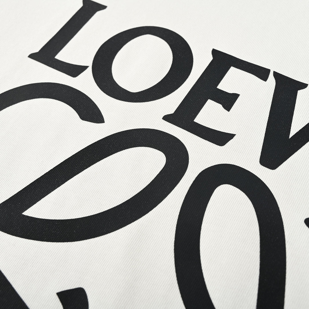 Loewe Oversized Graphic Print T-Shirt — Black II