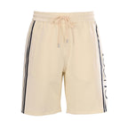 Gucci Script Logo Side Stripe Cotton Fleece Shorts – Off-White