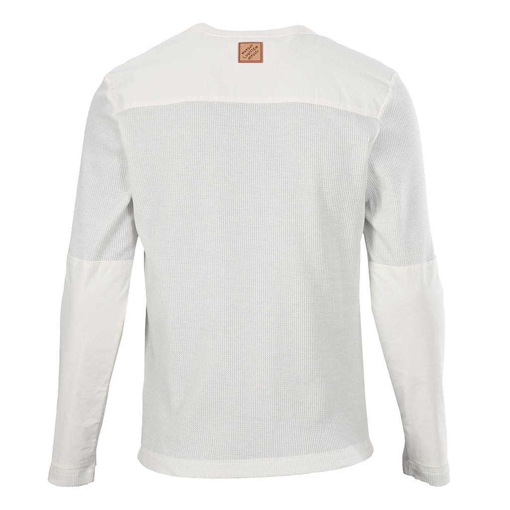 Louis Vuitton Waffle-Knit Long Sleeve Top — Ivory