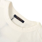 Louis Vuitton Waffle-Knit Long Sleeve Top — Ivory