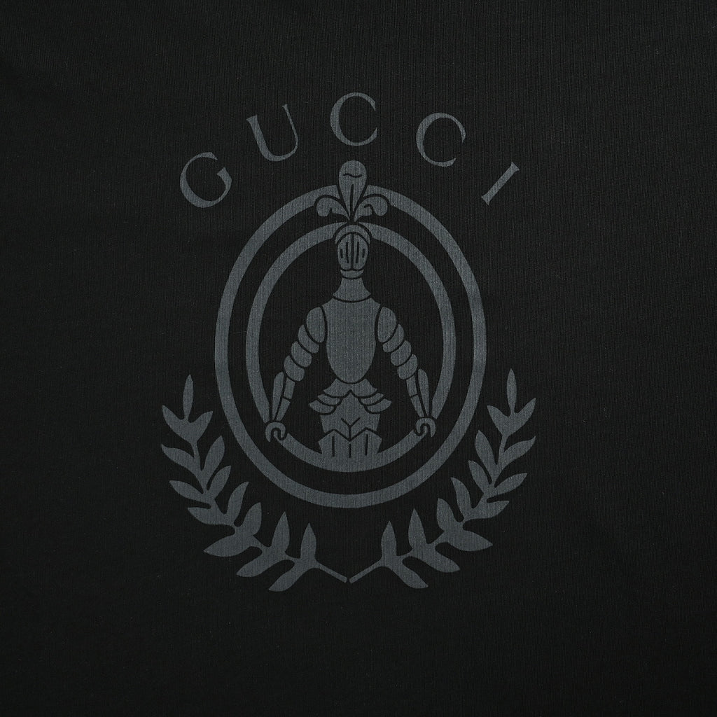 Gucci 2026 Horsebit Pocket T-Shirt — Black | Made in Italy