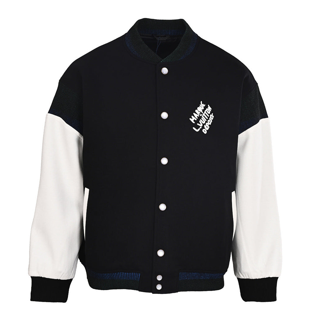 Louis Vuitton LV Print Varsity Jacket | Streetwear Icon